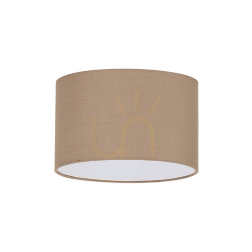 Check Lamp Shade Ideallux Set Up Cylindrical Taupe Textile D45 304625