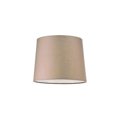Check Lampshade Ideallux Set Up Cono Tortora Textile D20 304113