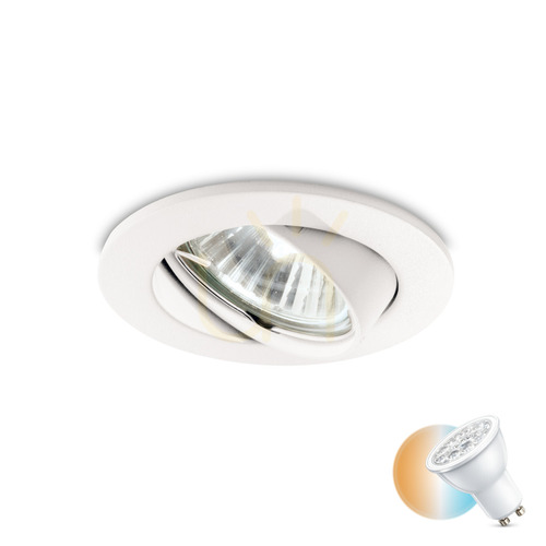 Check Recessed Luminaire Ideallux Swing White GU10 083179