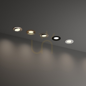 Recessed Spotlight Ideallux Swing Chrome GU10 8.2 cm 083131 small 1