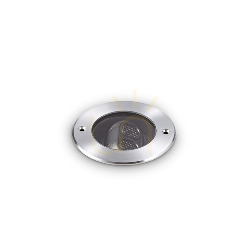 Check Recessed outdoor light Ideallux Taurus 277004 round silver 17.5 cm 6W