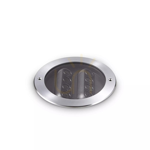 Check Recessed Luminaire Ideallux Taurus 277028 Round Silver Outdoor 14W 25.5 cm