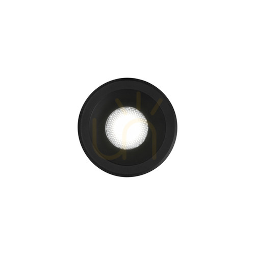Check Recessed luminaire Ideallux Virus black 4 cm 3W 244846