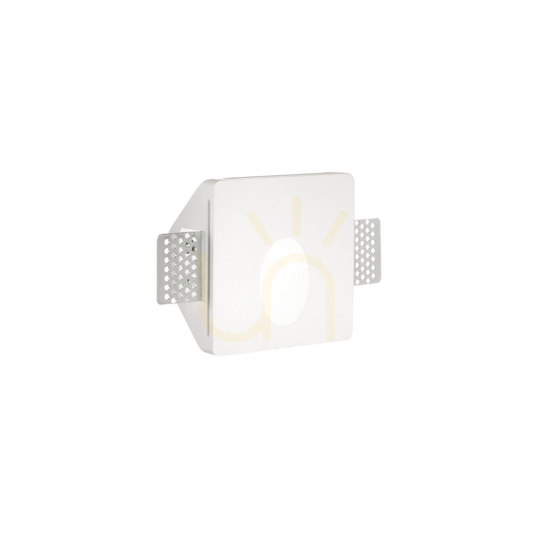 Recessed luminaire Ideallux WALKY 249834 white gypsum 10 cm