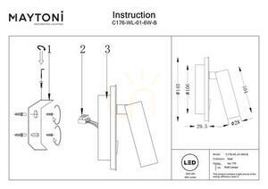 Wall lamp IOS 176 C176-WL-01-6W-B Maytoni small 11