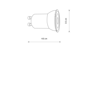 REFLECTOR LED bulb, GU10, R35, 4W 10230 Nowodvorski small 1