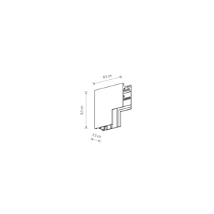 LVM INSIDE CORNER Rail Accessory 10165 Nowodvorski small 1