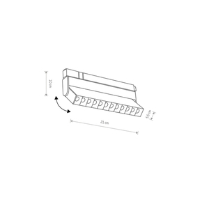 LVM FOCUS OUT LED 9W 4000K 10646 Nowodvorski Busbar Light small 3