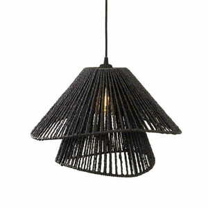 Pendant Light Max Light Amalfi P0580 Black Woven Paper 45 cm 1 Pendant Light Max Light Amalfi P0580 Black Woven Paper 45 cm small 1