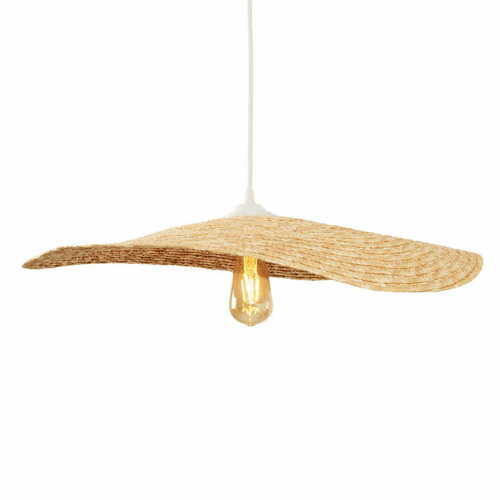 Check Pendant Light Max Light Nap P0581 White Wheat Straw 60 cm