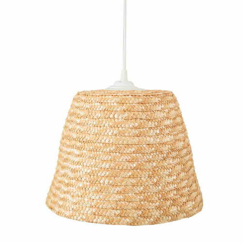 Check Pendant Light Max Light POT P0582 White Wheat Straw 30 cm