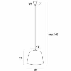 Pendant Light Max Light POT P0582 White Wheat Straw 30 cm 3 Pendant Light Max Light POT P0582 White Wheat Straw 30 cm small 3