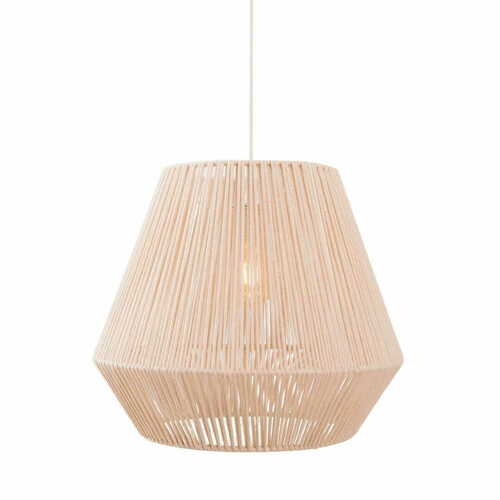 Check Pendant Light Max Light Praslin II P0584 White Cotton 44 cm