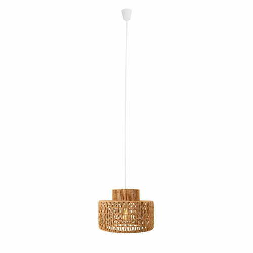 Check Pendant Light Max Light Raffle P0587 White Woven Paper 40 cm