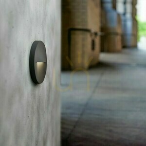 Wall lamp Bobo R wall lamp Anthracite 230 V Led 3 W Ip65 3000 K small 3