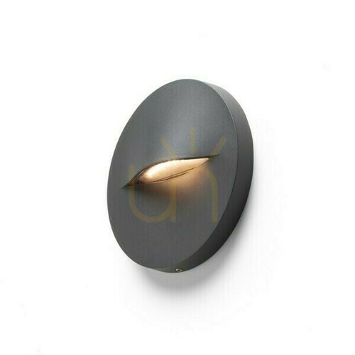 Check Wall lamp Bobo R wall lamp Anthracite 230 V Led 3 W Ip65 3000 K