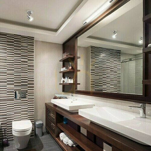 Check Wall lamp Valto I wall lamp chrome 230 V Gu10 Led 5 W Ip44