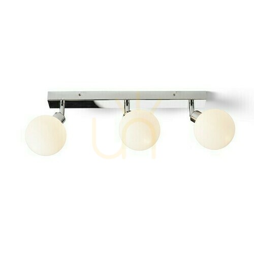 Check Wall lamp Bolly Iii Surface-mounted Opal Glass/Chrome 230 V Led G9 3x3 W Ip44
