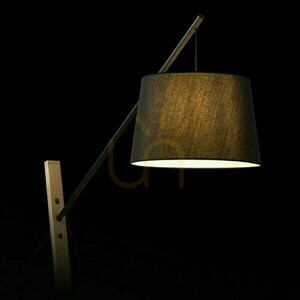 Dante Floor Standing Lamp Black Wood 230 V Led E27 15 W. small 2