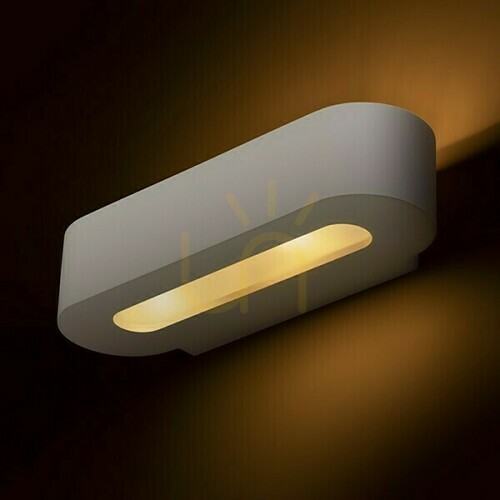 Check Cowley plaster wall lamp 230 V LED G9 2x5 W