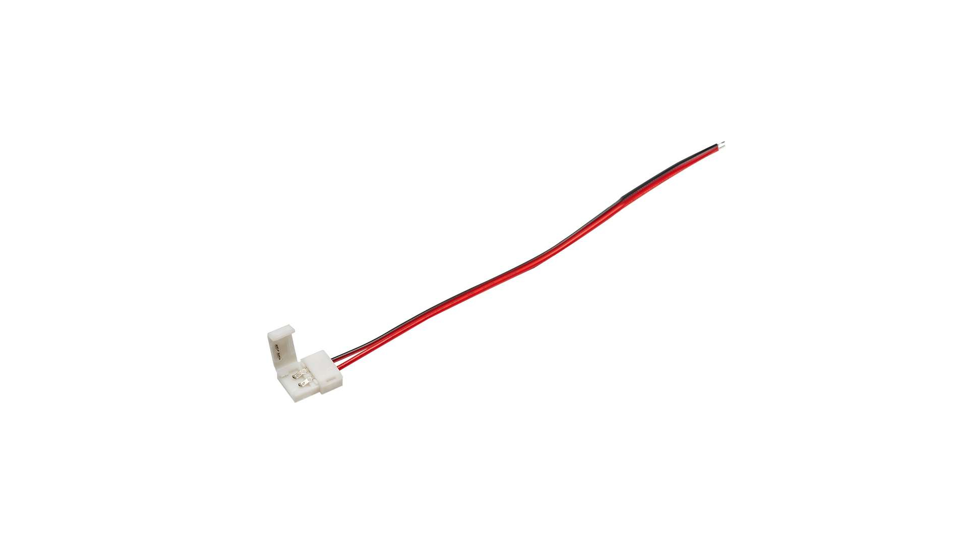 Check LED strip connector 8mm 1-sided snap-in. wired LED strip connector 8mm 1-sided snap-in. wired
