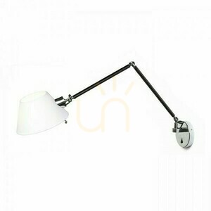 Wall lamp Montana wall lamp White/Black Chrome 230 V Led E27 11 W. small 3