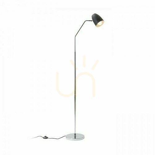 Check Pragma Floor Standing Lamp Black Chrome 230 V Led E27 11 W.