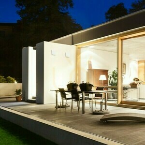 Wall lamp Athi wall white 230 V Led 9.6 W Ip54 3000 K small 2