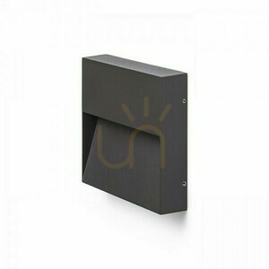 Wall lamp Aqila Sq wall lamp Anthracite 230 V Led 6 W Ip54 3000 K small 1