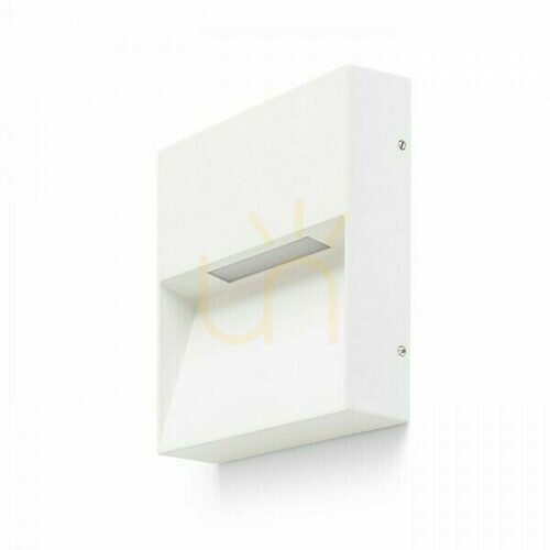 Check Rendl AQILA SQ white outdoor wall light LED 6 W 3000 K IP54