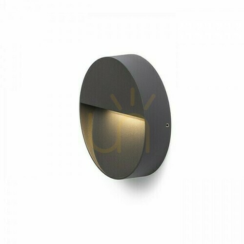 Check Wall lamp Aqila R wall lamp Anthracite 230 V Led 6 W Ip54 3000 K