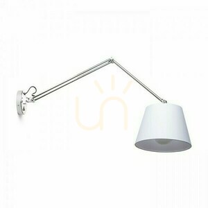 Wall lamp Ashley wall lamp White Chrome 230 V Led E27 15 W. small 1