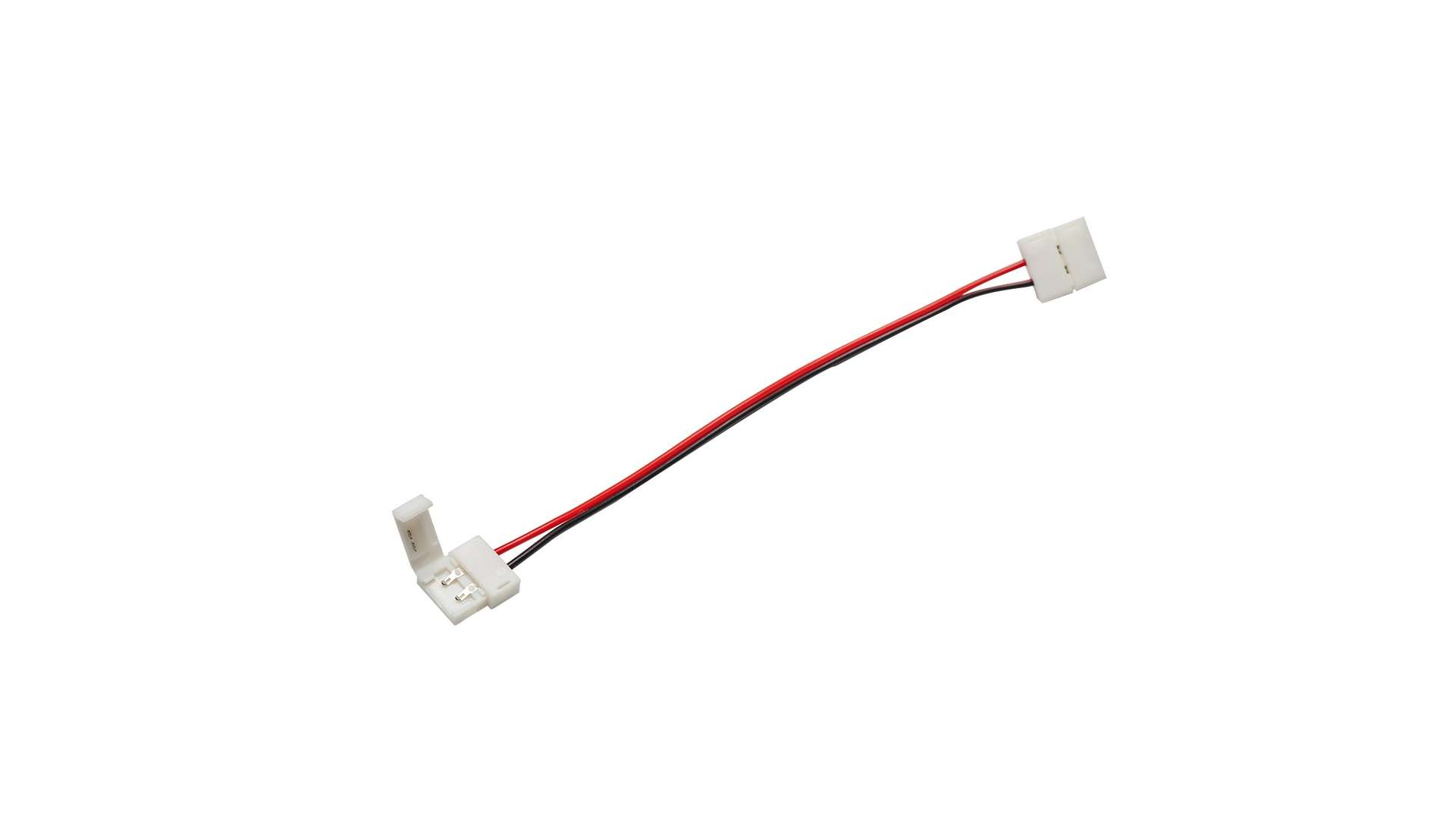 Check LED tape connector 8mm 2 sided cable with 2 latches. LED tape connector 8mm 2 sided cable with 2 latches.