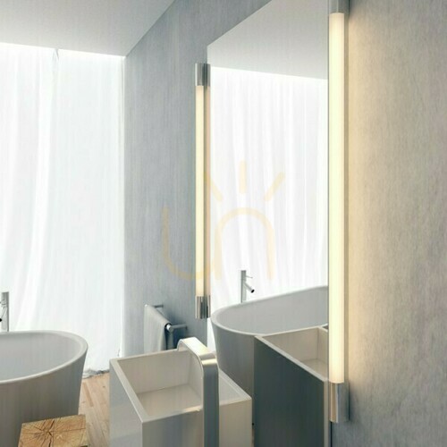 Check Wall lamp Miranda 120 wall lamp chrome 230 V Led 14 W Ip44 3000 K