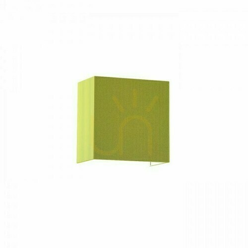 Check Rendl LOPE W 25/14 wall lamp, lime chintz / white PVC, E27