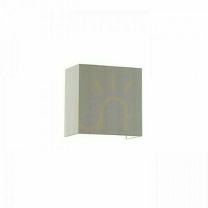 Rendl LOPE W 25/14 wall light, light-grey chintz shade / white PVC, E27, 15 W small 2