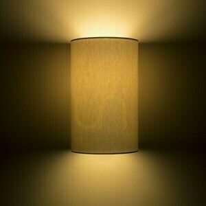 Wall lamp Ron W 15/25 wall lamp Chintz Light Grey/White Pcv 230 V Led E27 15 small 3