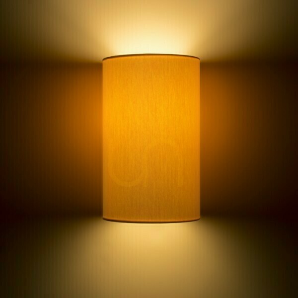 Display Rendl RON W 15/25 wall light R11509, apricot chintz / white PVC, E27 Rendl RON W 15/25 wall light R11509, apricot chintz / white PVC, E27