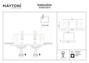 METAL MODERN recessed luminaire DL008-2-02-W Maytoni small 6