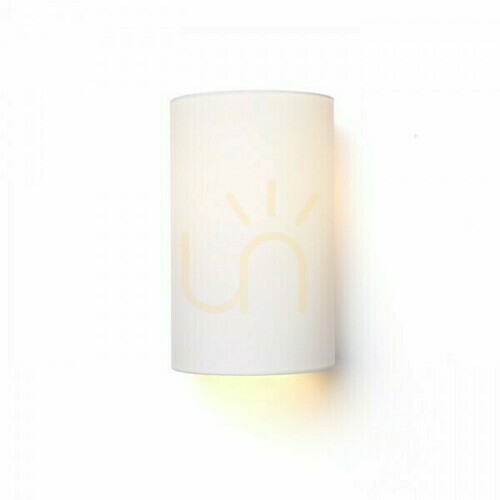 Check Wall lamp Ron W 15/25 wall Polycotton White/White Pcv 230 V Led E27 15