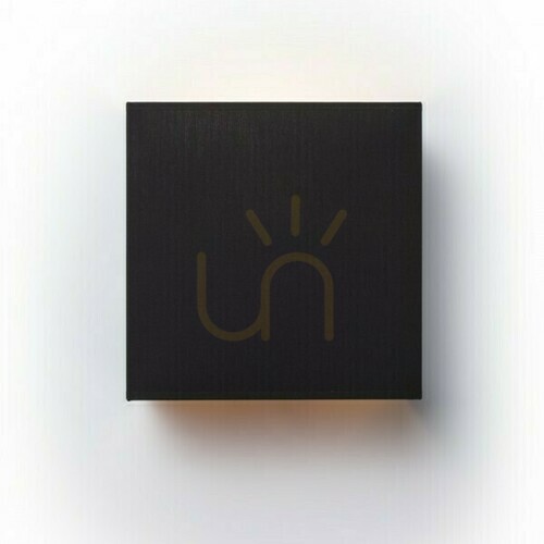Check Wall lamp Lope W 25/14 wall Polycotton Black/Copper foil 230 V Led E27 15
