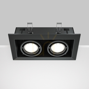 METAL MODERN recessed luminaire DL008-2-02-B Maytoni small 3