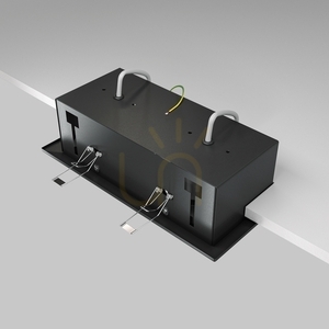 METAL MODERN recessed luminaire DL008-2-02-B Maytoni small 5