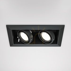 METAL MODERN recessed luminaire DL008-2-02-B Maytoni small 0