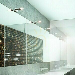 Wall lamp Paragna chrome 230 V Led 5.7 W Ip44 3000 K small 2