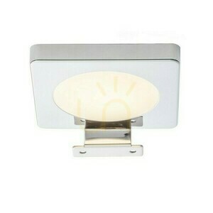 Rendl YOLO SQ over-mirror light chrome LED 4 W 12 V IP44 3000 K small 1