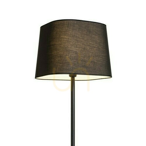 Check Perth Floor Standing Lamp Black/Black 230 V Led E27 15 W.