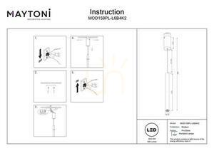 PRO BASE pendant lamp MOD159PL-L6B4K2 Maytoni small 8
