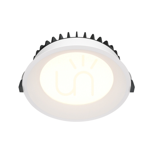 Check OKNO recessed luminaire DL055-24W3K-W IP44 Maytoni