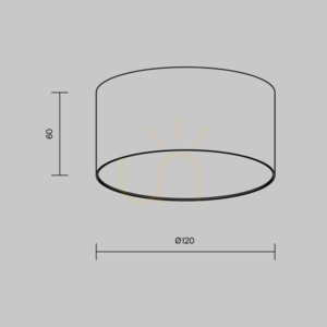 Plafond ZON C032CL-12W3K-RD-W Maytoni small 7